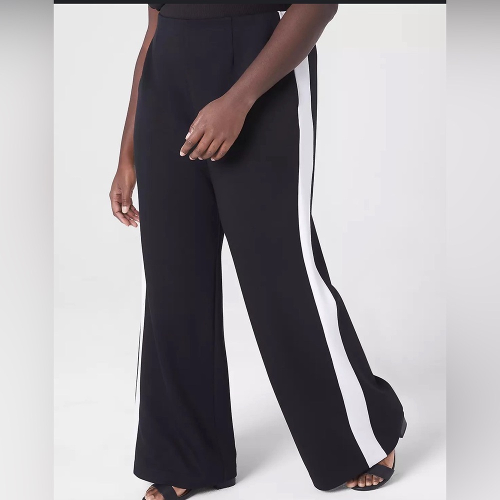 Lane Bryant Journey Knit High-Rise Wide Leg Pant Size 18